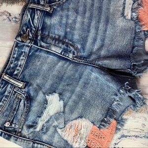 American Eagle stretch denim shorts